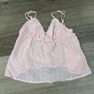 Pacsun Eyelet Lace Cami Top
